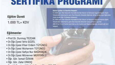 Özel Güvenlik ve Koruma Eğitim Programları